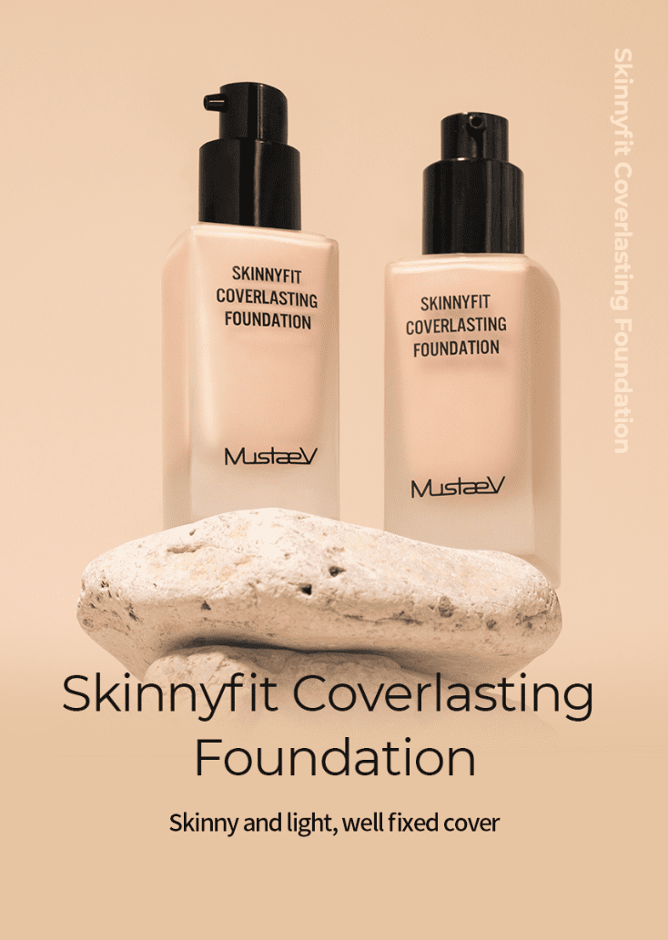 MustaeV Skinny Fit Cover Lasting Foundation, (17) Porcelain