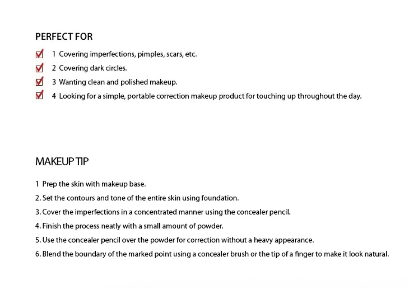 MustaeV - Spot Eraser Concealer Pencil - Light Beige 03 