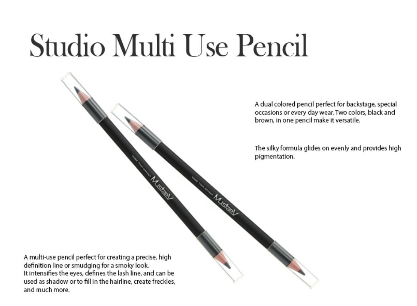 MustaeV - Studio Multi Use Pencil - Black/Brown 