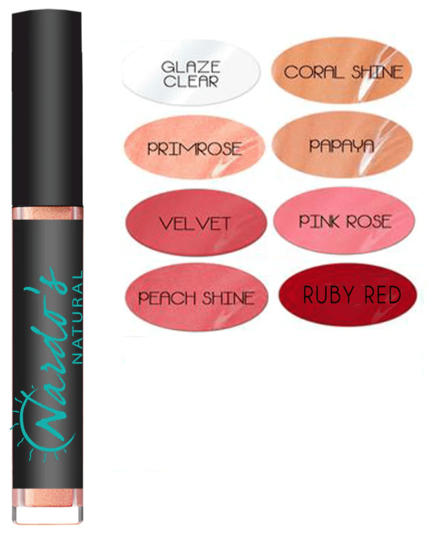 Nardo's Natural Lip Gloss, Coral Shine