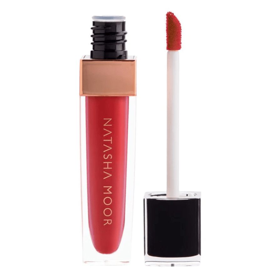 Natasha Moor Cosmetics Molten Matte Liquid Lipstick, Winner