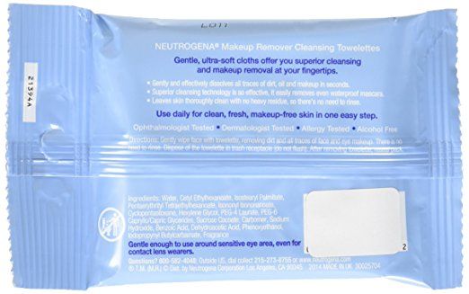 Neutrogena Makeup Remover Facial Towelettes 114-count