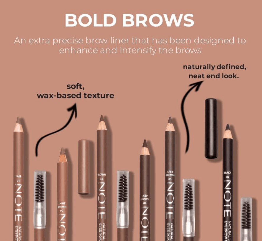 NOTE Cosmetics Eyebrow Pencil - Brown (03)