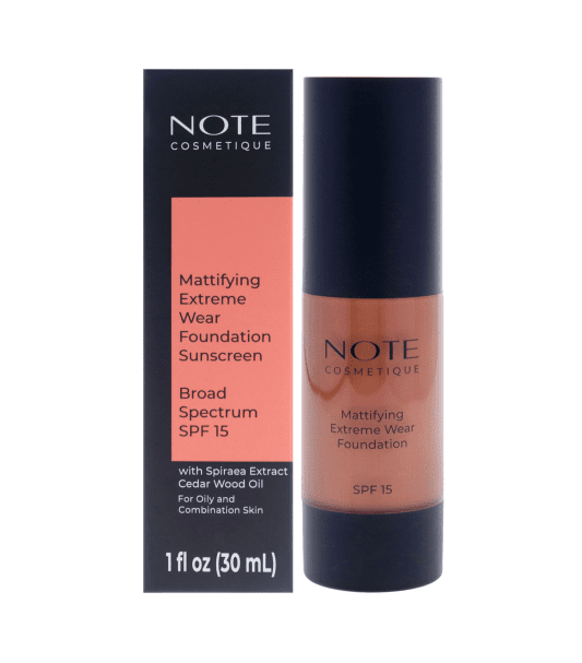 NOTE COSMETICS Mattifying Extreme Wear Foundation SPF 15 - Ebony (115)