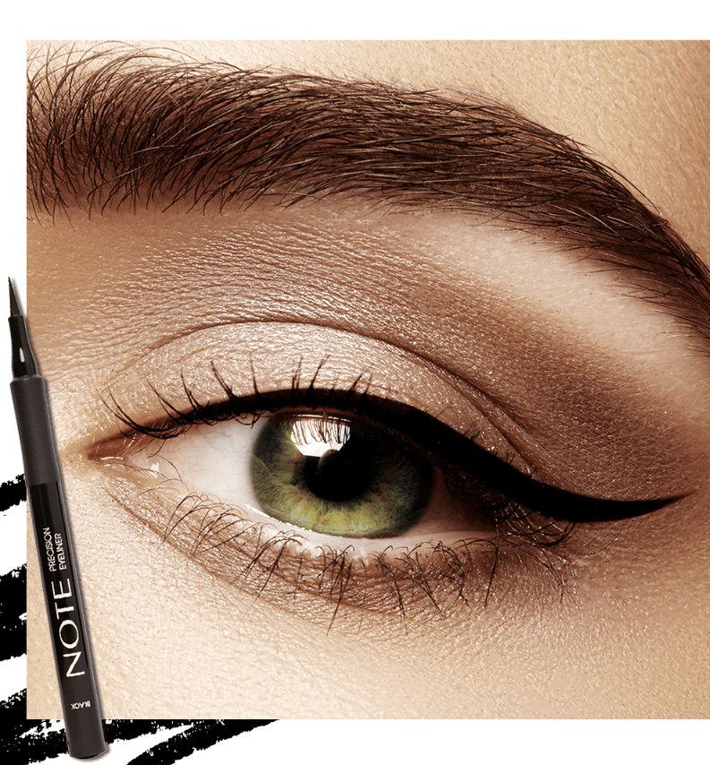 Note Cosmetics Precision Eyeliner, Black (2433)