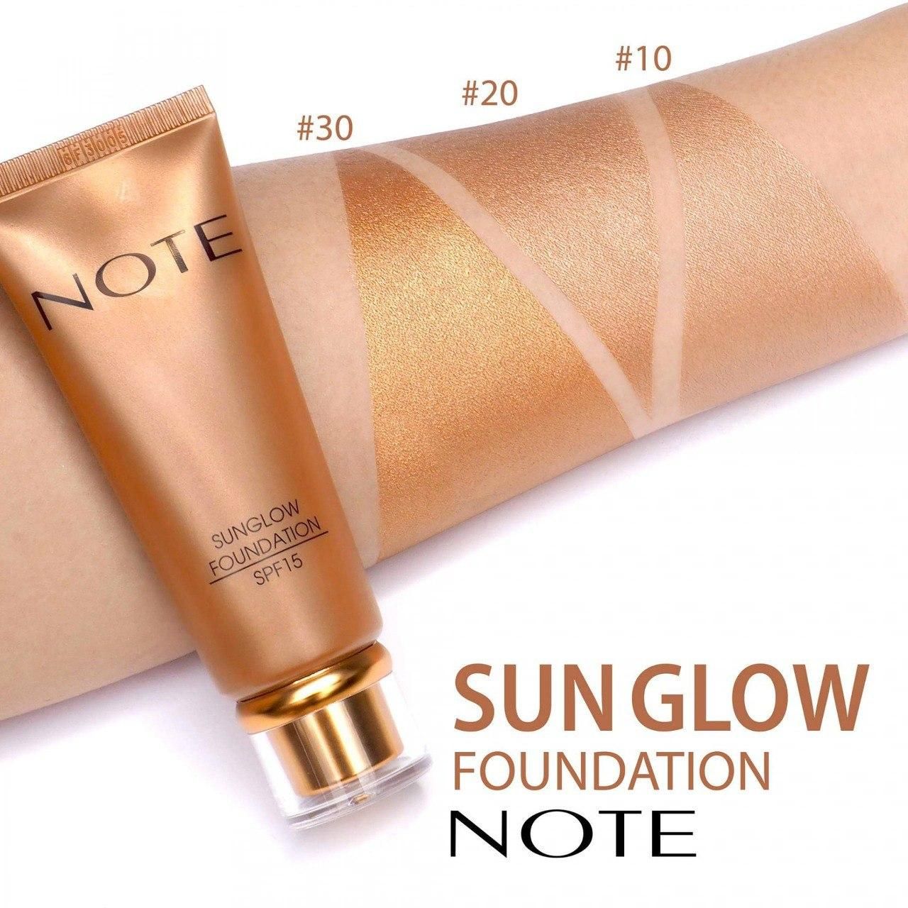 NOTE COSMETICS | SunGlow Foundation, SPF 15 - [30]