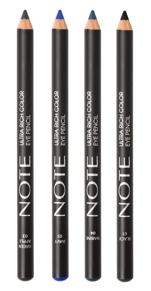 NOTE Cosmetics Ultra Rich Color Eye Pencil - Black (01)