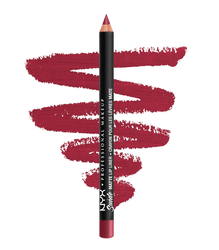 NYX PROFESSIONAL MAKEUP Suede Matte Lip Liner, Vegan Formula - Cherry Skies