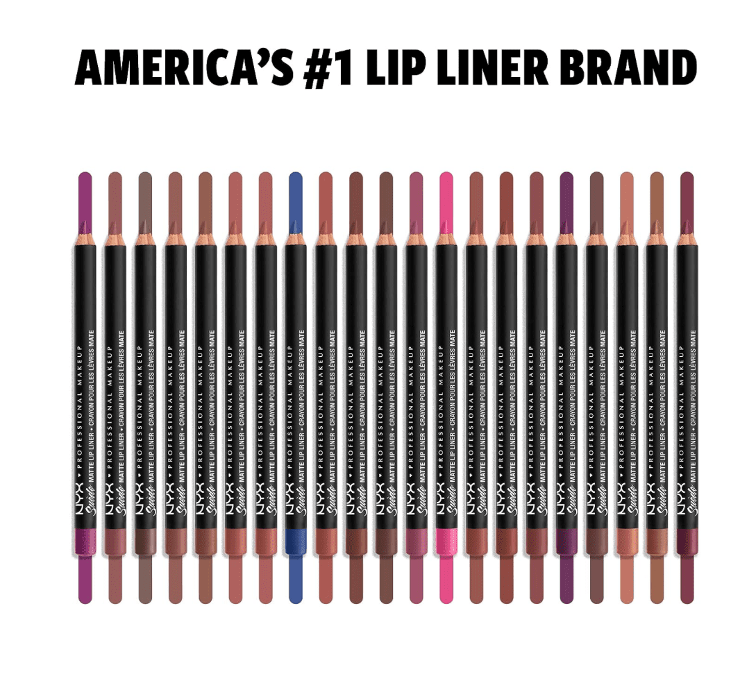 NYX PROFESSIONAL MAKEUP Suede Matte Lip Liner, Vegan Formula Respect