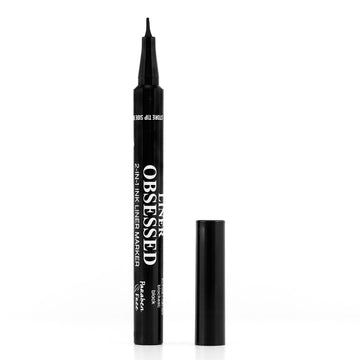 Palladio  Liner Obsessed 2-in-1 Ink Liner Marker -Black