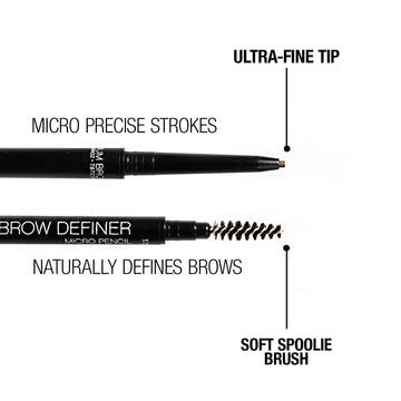 Palladio The Brow Definer Micro Pencil -Medium brown