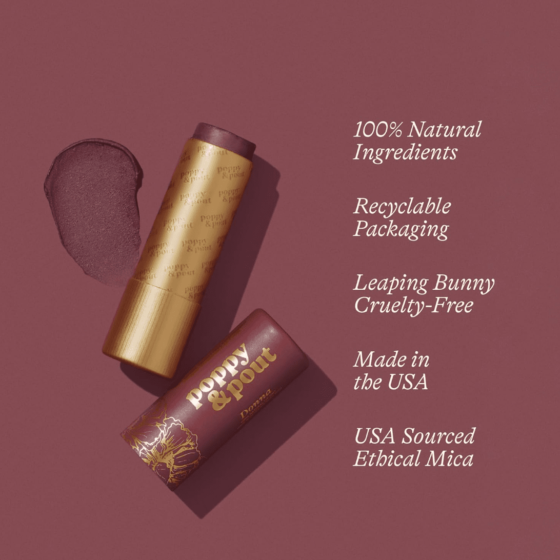 Poppy & Pout All Natural Lip Tint (Donna)