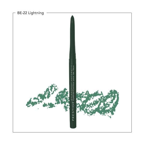 PRESTIGE COSMETICS Eyeliner, Waterproof Automatic, Lightning (BE-22)