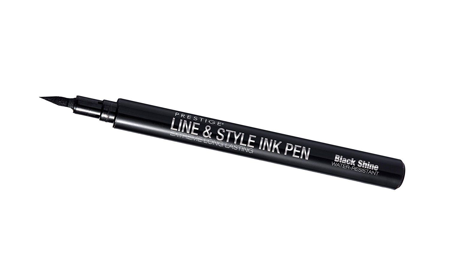 PRESTIGE COSMETICS Line and Style Ink Pen, Black Shine (BIP-01)