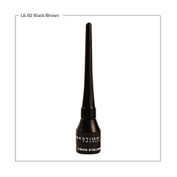 Prestige Cosmetics Liquid Eyeliner, Black/Brown LE-02