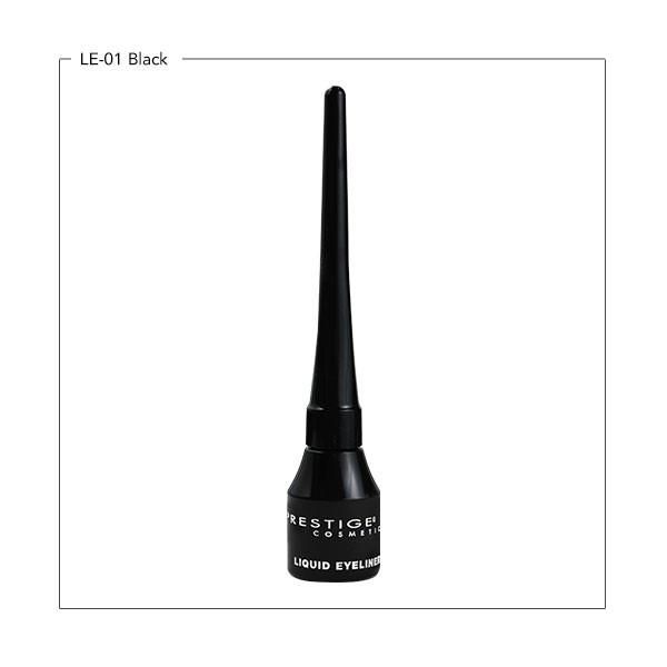 Prestige Cosmetics Liquid Eyeliner, Black (LE-01)