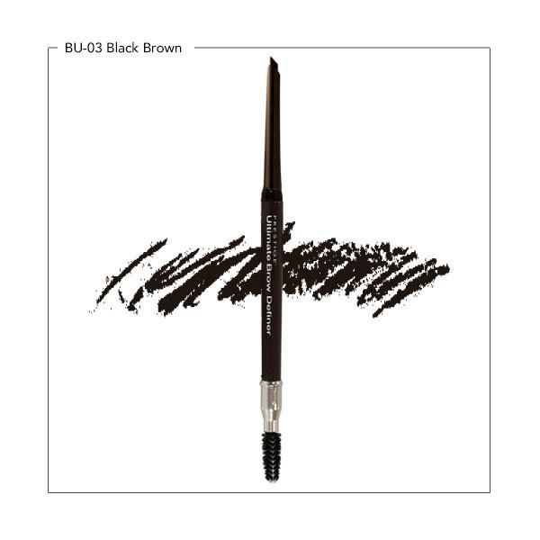 PRESTIGE COSMETICS Ultimate Brow Definer - Black Brown (BU-03) 