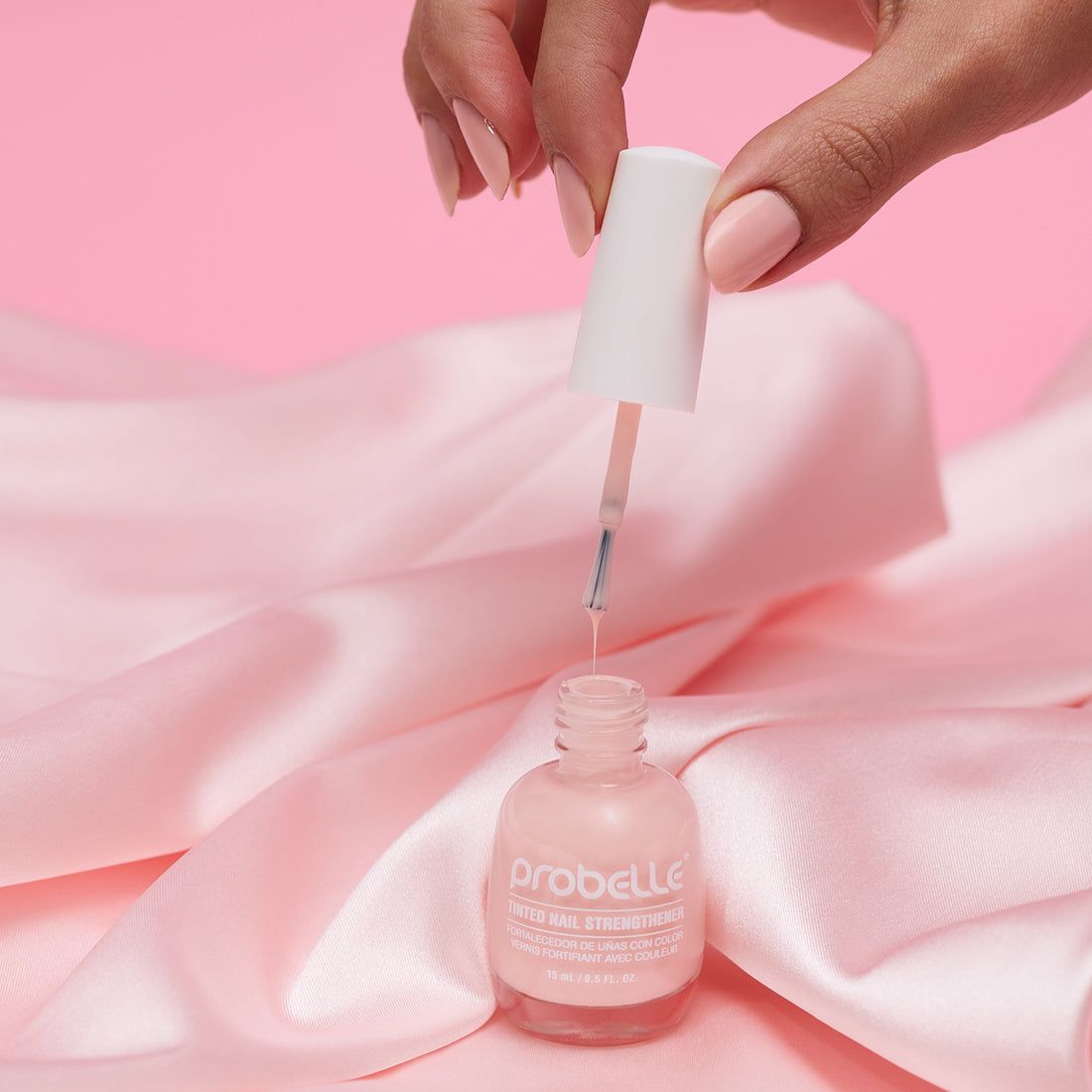 Probelle Tinted Nail Strengthener -Petal Pink