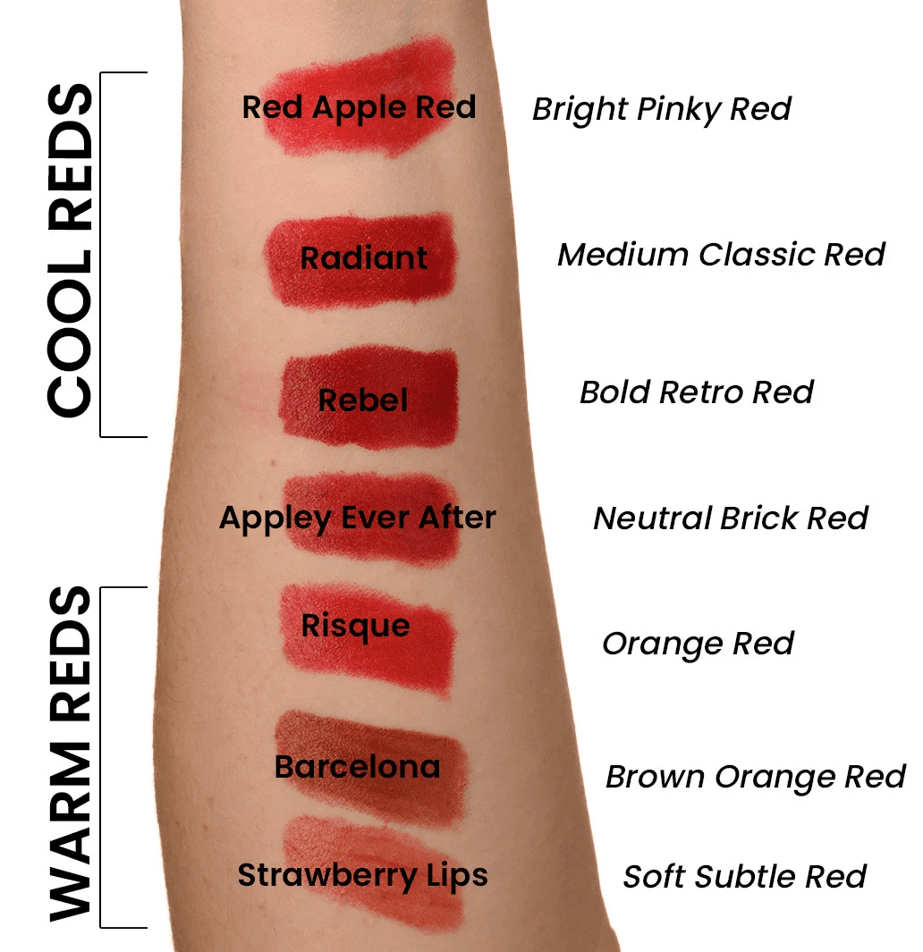 Red Apple Lipstick, Brazilliant Lipstick