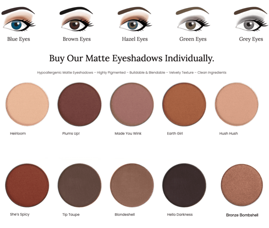 RED APPLE LIPSTICK, Bronze Bombshell Eyeshadow