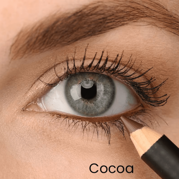 RED APPLE LIPSTICK Hypoallergenic, Cocoa Eye & Brow Pencil