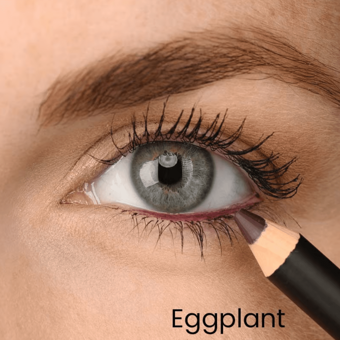 RED APPLE LIPSTICK Hypoallergenic, Eggplant Eye & Brow Pencil