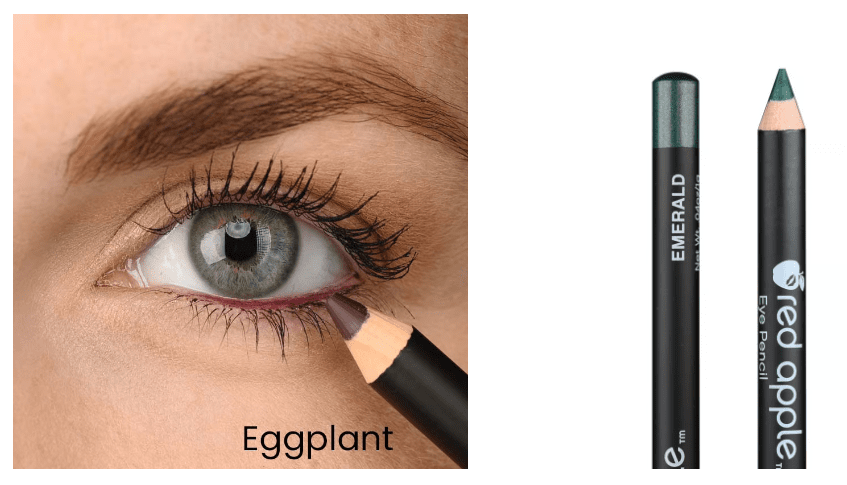 RED APPLE LIPSTICK Hypoallergenic, Eggplant Eye & Brow Pencil