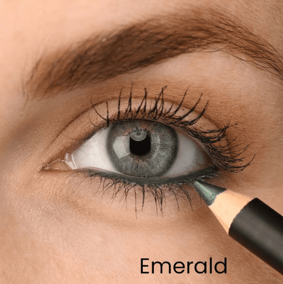 RED APPLE LIPSTICK Hypoallergenic, Emerald Eye & Brow Pencil