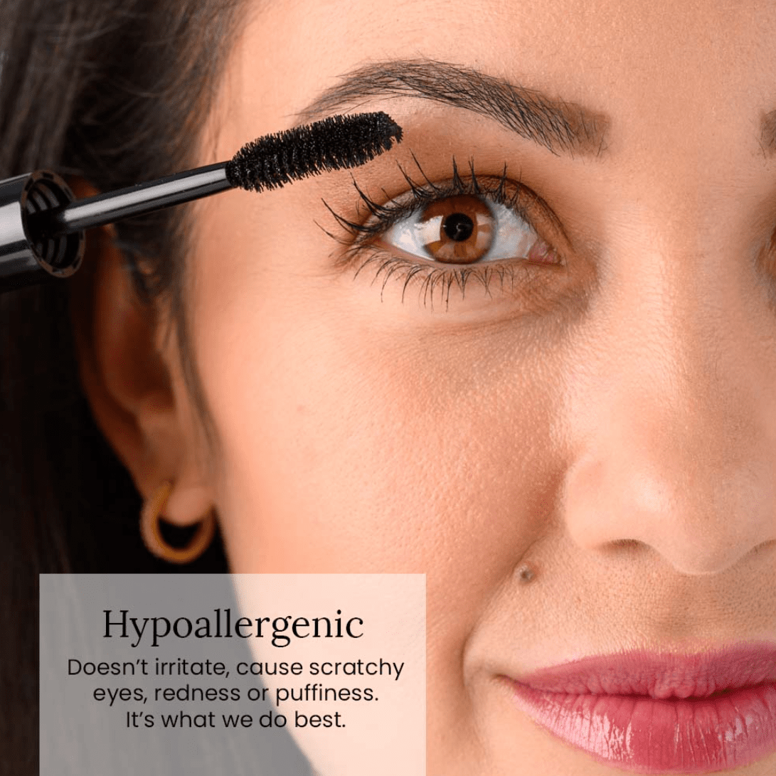 Red Apple Lipstick, Mascara - The Lash Project V.02, Black