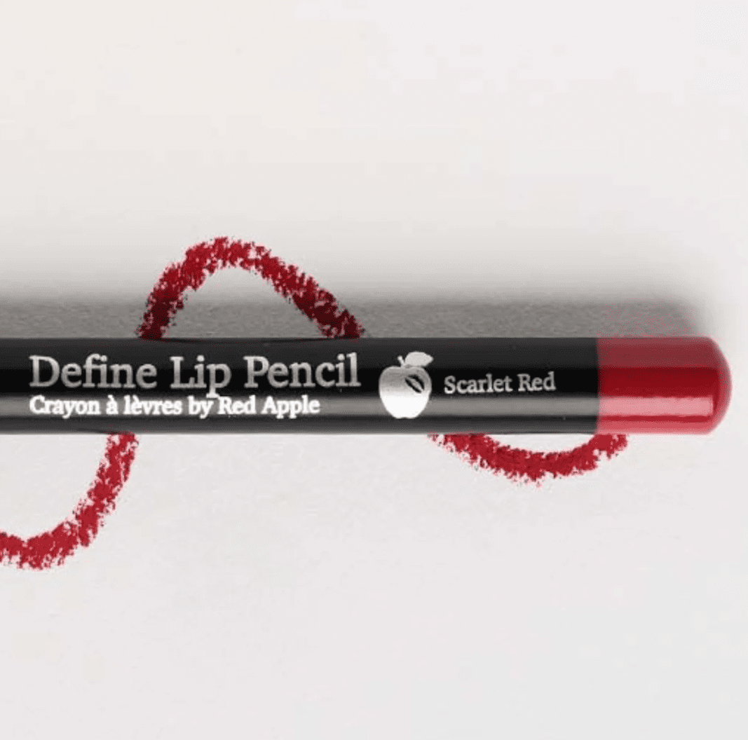 RED APPLE LIPSTICK, Scarlet Red Lip Liner