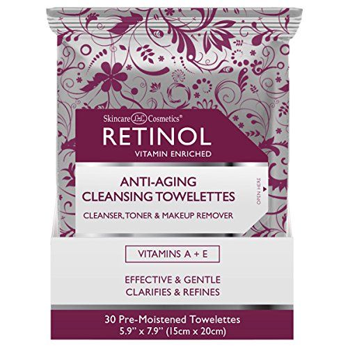 RETINOL Anti-Aging Cleansing Towelettes