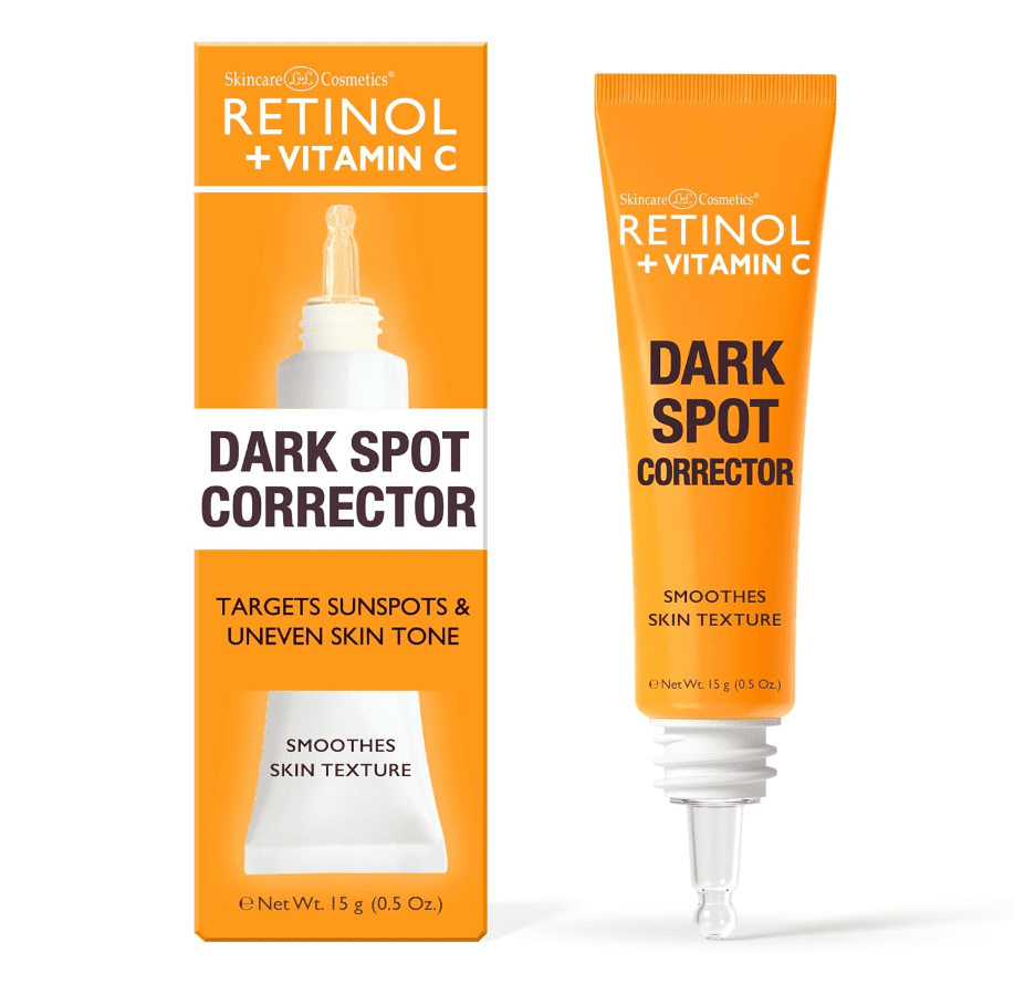 RETINOL Vitamin C Dark Spot Corrector with Vitamins A + C + B3 Niacinamide RETINOL Vitamin C Dark Spot Corrector with Vitamins A + C + B3 Niacinamide