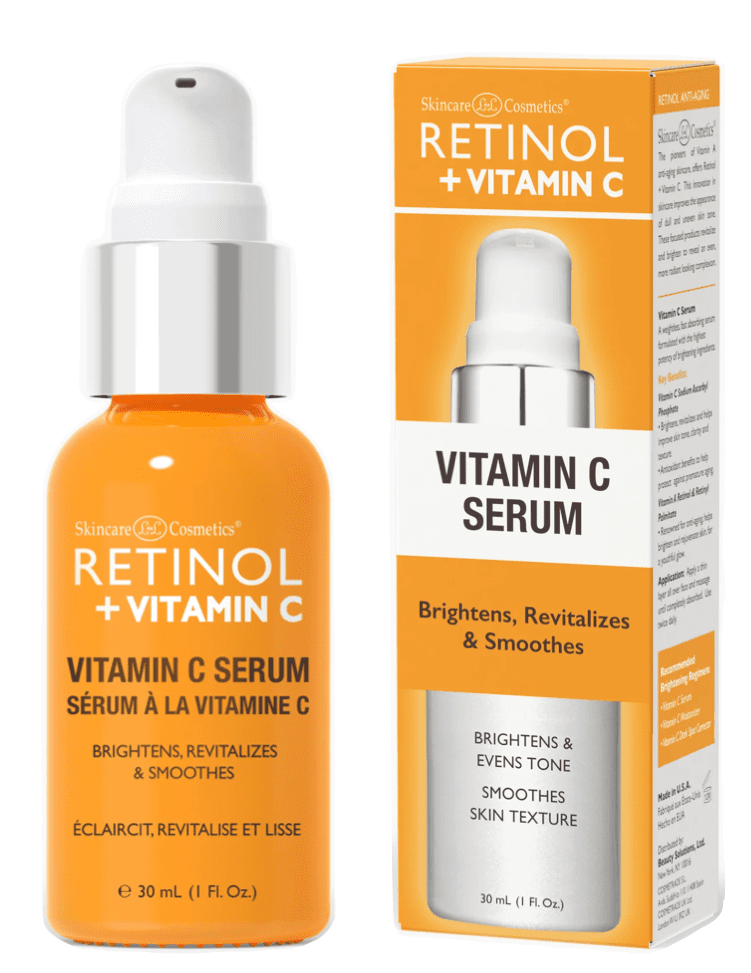 RETINOL Vitamin C Serum with Vitamins A + C + Botanical Extracts