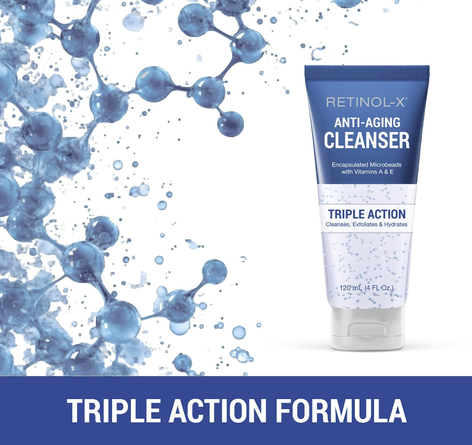 RETINOL-X Triple Action Anti-Aging Cleanser [26204-000]