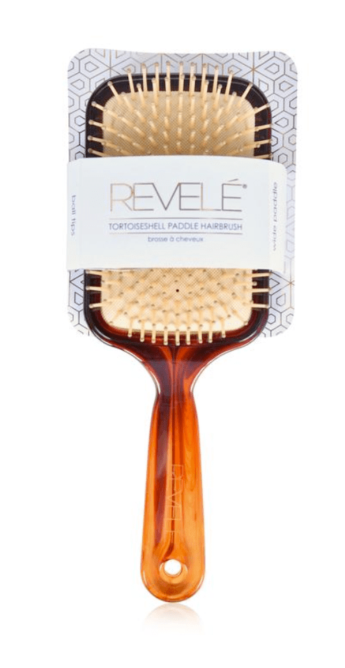 REVELE Tortoiseshell Wide Paddle Hair Brush
