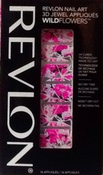 Revlon 3D Jewel Appliques Wildflowers Nail Polish Alternative, Nail Art (04- Floral Fatale)