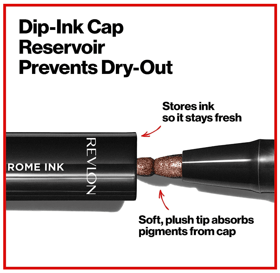 Revlon So Fierce! Chrome Ink Liquid Eyeliner - Bronzage 902