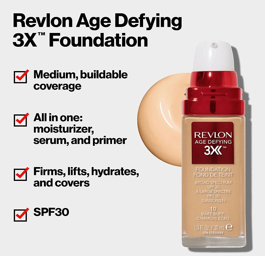 Revlon Age Defying 3X Foundation - Golden Beige 060