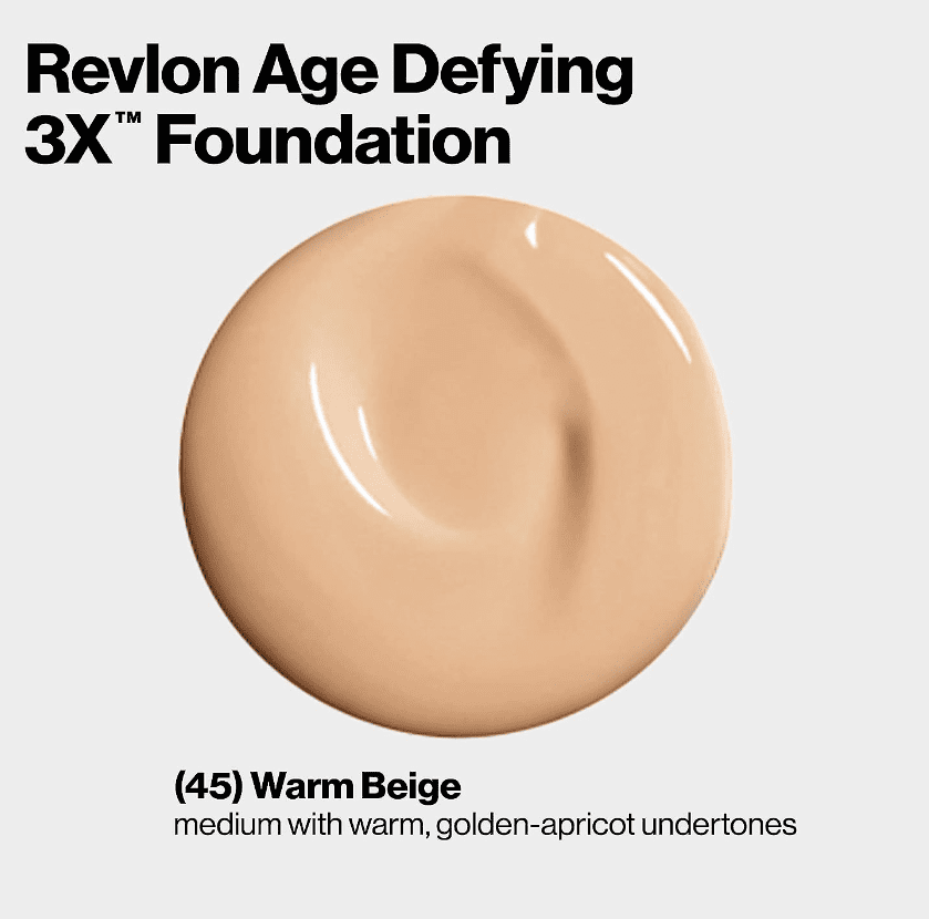 Revlon Age Defying 3X Foundation - Warm Beige 45