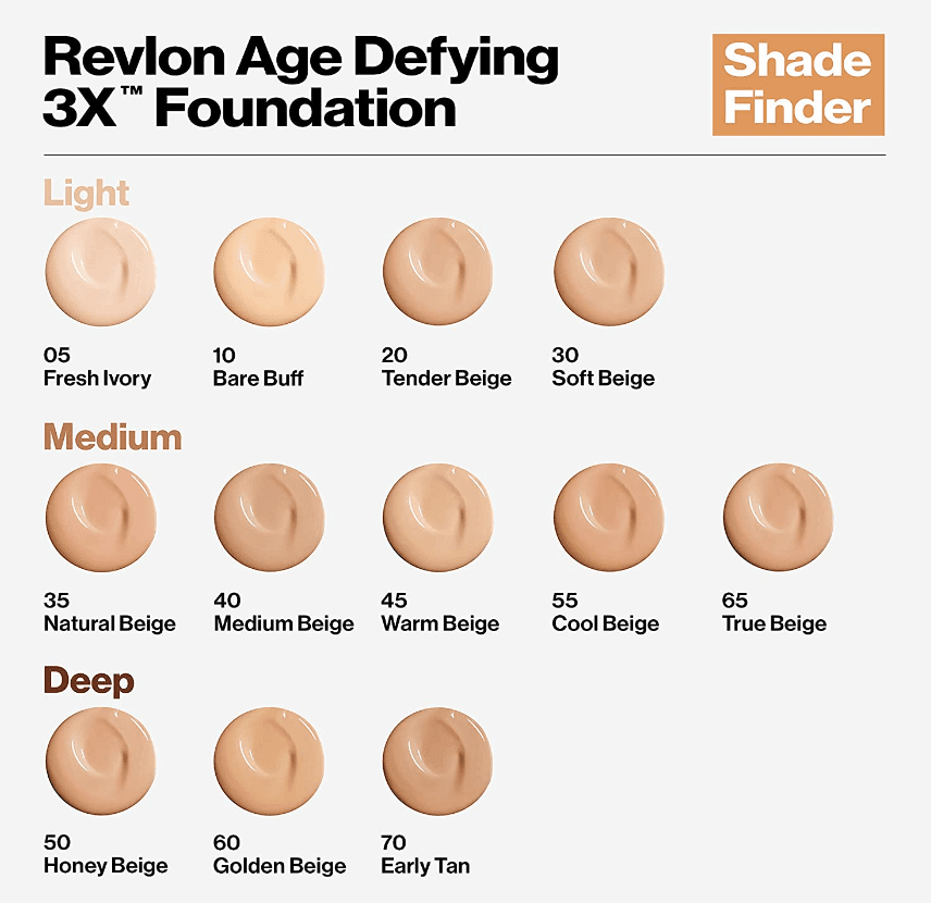 Revlon Age Defying 3X Foundation - Warm Beige 45