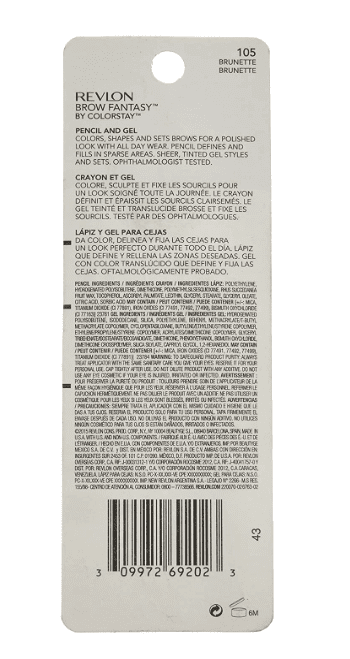 Revlon Brow Fantasy Pencil & Gel, Brunette [105]