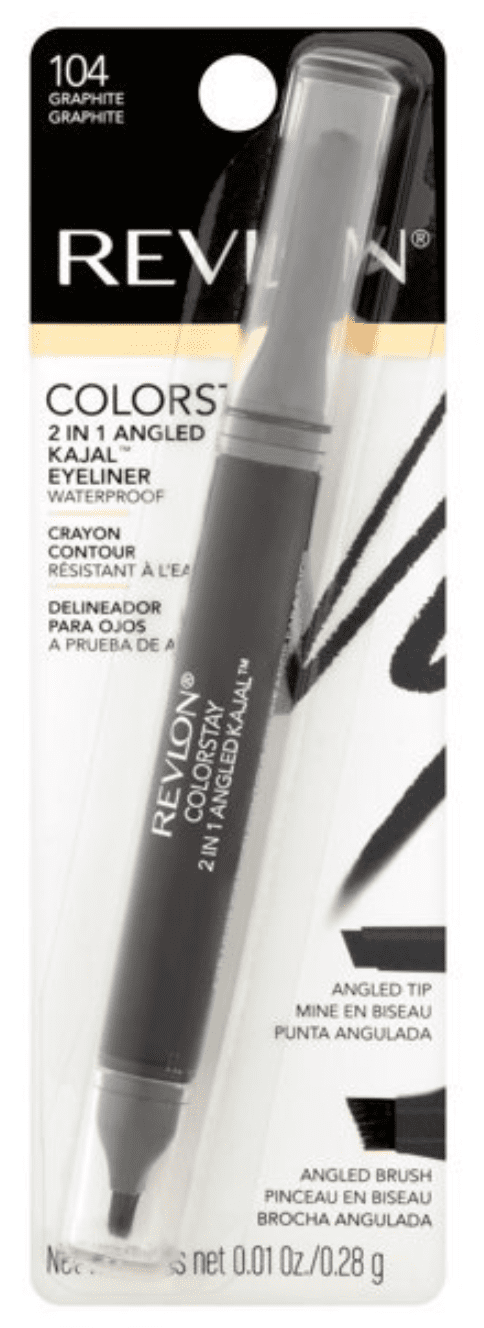 Revlon Colorstay 2-in-1 Angled Kajal Eyeliner, Graphite 104