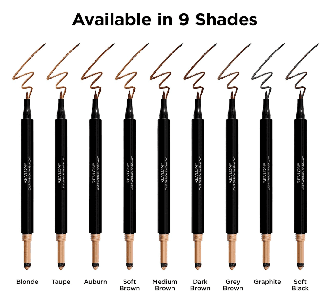 REVLON ColorStay Brow Shape and Glow, Dark Brown 260