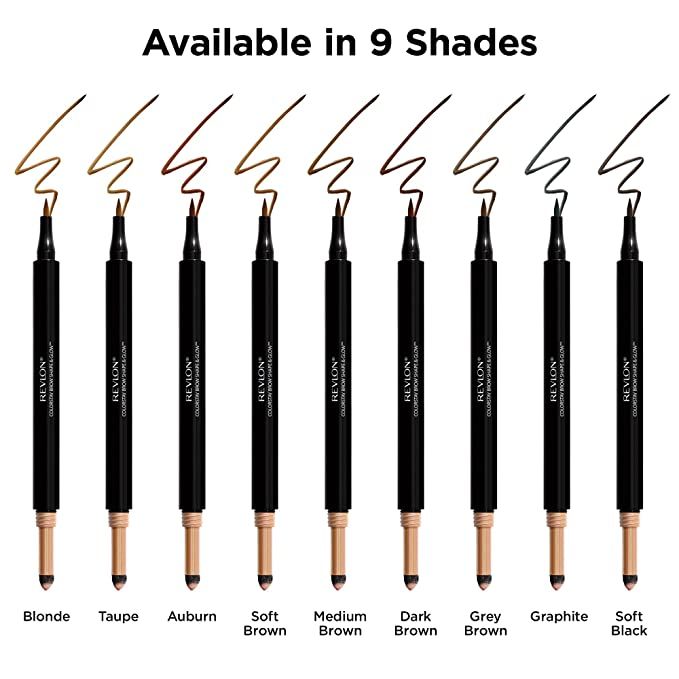 REVLON Colorstay Brow Shape and Glow, Soft Black 250