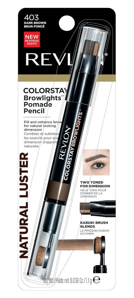 Revlon Colorstay Browlights Brow Pencil, Dark Brown 403 Revlon Colorstay Browlights Brow Pencil, Dark Brown 403