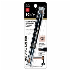 Revlon Colorstay Browlights Pencil, Eyebrow Pencil & Brow Highlighter, Soft Black (404)