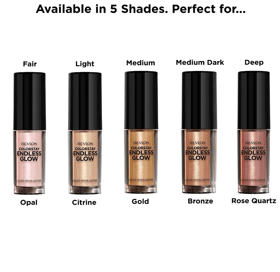 Revlon Colorstay Endless Glow Liquid Highlighter, Gold Revlon Colorstay Endless Glow Liquid Highlighter, Gold