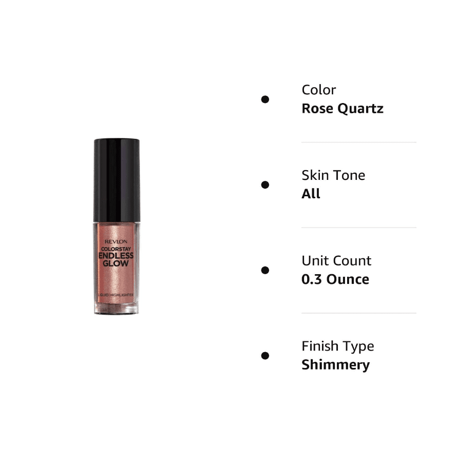 Revlon Colorstay Endless Glow Liquid Highlighter, Rose Quartz