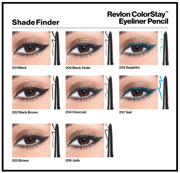 Revlon ColorStay Eyeliner Pencil, Black Brown [202]
