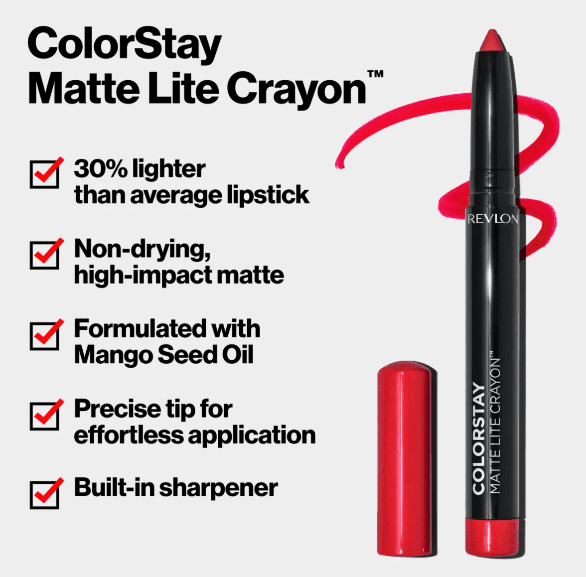 Revlon ColorStay Matte Lite Crayon - On Cloud Wine 012